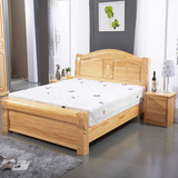 红星专柜实木床新西兰松木床卧室成人双人储物厚重1.8米1.5米家具