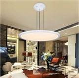 设计师艺术LED餐厅吊灯简约时尚圆形客厅灯创意办公室亚克力吊灯