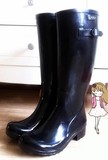 2015外贸尾单时尚女款A*igle 艾高筒显瘦 抛光 雨鞋雨靴水鞋套鞋