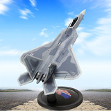 特尔博1:72美国F22猛禽科幻战斗机飞机模型合金成品弹仓可打开