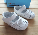 OMN 16夏季新款婴儿真皮软底学步鞋宝宝镂空包头小凉鞋公主鞋童鞋