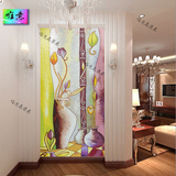 马赛克瓷砖背景墙拼图拼花水晶剪画抽象餐厅客厅过道玄关装饰画