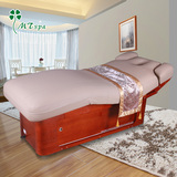 mztspa高档电动美容床美容院高级按摩床多功能加厚升降实木美体床