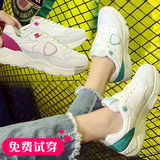 2016夏秋透气运动鞋女韩版低帮跑步鞋平底休闲鞋学生鞋网面旅游鞋