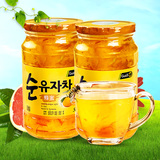 包邮 韩国进口KJ国际蜂蜜柚子茶560g 富含维C 夏季饮料饮品水果茶