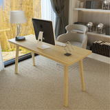 实木简易长桌书桌餐桌办公桌写字台简易桌长方桌特价