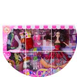 小玛哈拉洋娃娃换装娃娃套装大礼盒儿童女孩玩具衣服芭比娃娃可穿