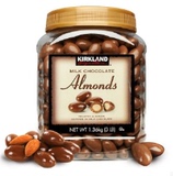 美国原装进口柯兰Kirkland杏仁夹心巧克力豆1.36kg 1360g