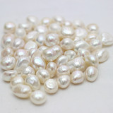 异形天然淡水珍珠散珠 四面光形裸珠 巴洛克DIY散珠 13-15mm裸珠