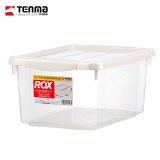 天马ROX透明收纳箱塑料儿童衣服整理箱零食储物小盒子玩具储存