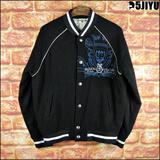 古着vintage 男jacket日系复古风宽松棒球服男装毛呢夹克外套A773