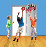 儿童篮球筐带篮板悬挂式投篮框小孩室内家用可移动大号投球铁圈