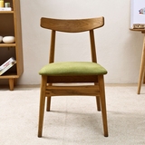 现代简约 实木 韩式椅子 北欧 实木餐椅 家用 靠背休闲椅 电脑椅