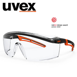 包邮UVEX防雾安全护目镜防护眼镜实验室工业防飞溅防尘防风骑行镜