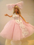 芭比 可儿娃娃婚纱娃娃 衣服 礼服 公主娃娃 服装 女孩生日礼物