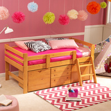 喜梦宝儿童系统床北欧简约多功能储物家具组合儿童床实木床松木床