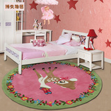 儿童地毯卡通可爱地毯儿童房卧室动物地毯环保防滑绒类保暖地毯