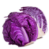 新鲜蔬菜紫甘蓝 新鲜紫甘蓝橄榄 蔬菜沙拉 有机紫包球生菜1个