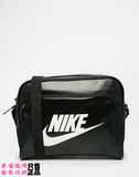 专柜现货正品Nike耐克 黑色LOGO印花男士单肩斜挎包信使包 行李包