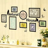 简约个性墙贴纸贴画卧室客厅电视背景墙装饰品创意相片框自然之家