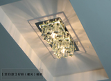 新款led创意走廊灯 长方形过道灯水晶玄关灯饰现代简约LED吸顶灯