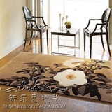 欧式简约现代美式宜家家用地毯客厅茶几卧室手工羊毛混纺地毯地垫