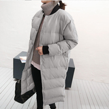 2015冬装新款韩版女装长款过膝加厚大码棉衣大毛领羽绒棉服外套潮