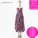 直销2014夏卓雅JORYA专柜正品代购连衣裙G1203301吊牌价5580