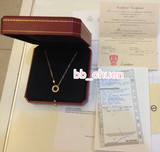 Cartier卡地亚 LOVE系列18K玫瑰金钻石项链B7224509香港正品代购