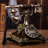 热卖欧式仿古电话机高档创意复古电话机家用固定座机美式
