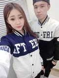 2015秋装新款韩版学生原宿风情侣装短款夹克衫潮男外套棒球服女装
