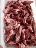 新鲜猪脆骨软骨 猪咽喉部脆骨 按袋卖 每袋400克  猪肉中的脆骨