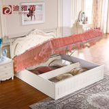 欧式双人床1.5米韩式田园床1.8米公主床气动箱床欧式 储物高箱床