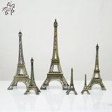 古士奇 家居装饰品摆件 巴黎埃菲尔铁塔模型 生日礼物送女友包邮