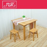 餐桌实木餐桌椅组合小户型餐桌长方形饭桌凳楠竹方桌西餐桌包邮