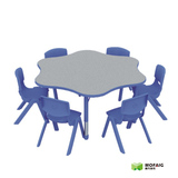 儿童桌椅幼儿园桌宝宝学习桌子塑料升降梅花方桌小书桌幼儿