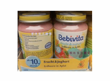 德国直邮 Bebivita贝唯他 草莓苹果酸奶 10个月以上 宝宝辅食