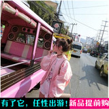 2016春装新款韩版粉色夹克棒球服学生短款外套长袖上衣女装夏C574