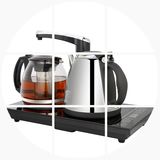茶具全不锈钢玻璃煮茶器抽水加水泡茶壶电热水壶自动上水壶烧水壶