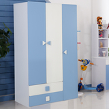 现代儿童衣柜2门时尚简约双开门衣橱小型两门立柜家具 WY02
