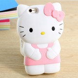 苹果6保护套凯蒂猫iphone6 plus手机壳hello kitty硅胶6S卡通case