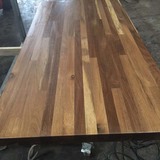 相思木拼花台面吧台面搁板　相思木造型拼板办公桌台面画板