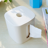日本进口纸巾盒创意客厅厕所卷纸浴室防水卫生巾抽纸盒塑料手纸桶