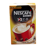 雀巢咖啡1+2条装奶香咖啡7条*15g*3 速溶咖啡袋装冲饮品29省包邮