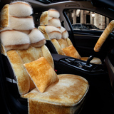 汽车坐垫冬季毛绒保暖全包座垫套日产皮卡D22逍客轩逸骐达新阳光