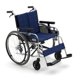 三贵Miki手动轮椅车 MYU-1轻便折叠航太铝合金老人代步免充气DF