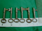 欧洲杂货 老旧铁钥匙之63 /  长 5.5 厘米/单个价