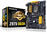 Gigabyte/技嘉 Z97X-UD3H主板 Intel Z97 8相供电 2倍铜千兆网卡