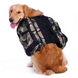 宠物狗背包 中大型犬自背包 拉布拉多金毛阿拉斯加萨摩耶迷彩背包