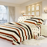 四件套纯棉床单式被套全棉三件套床品1.5米1.8M2.0双人床被罩特价